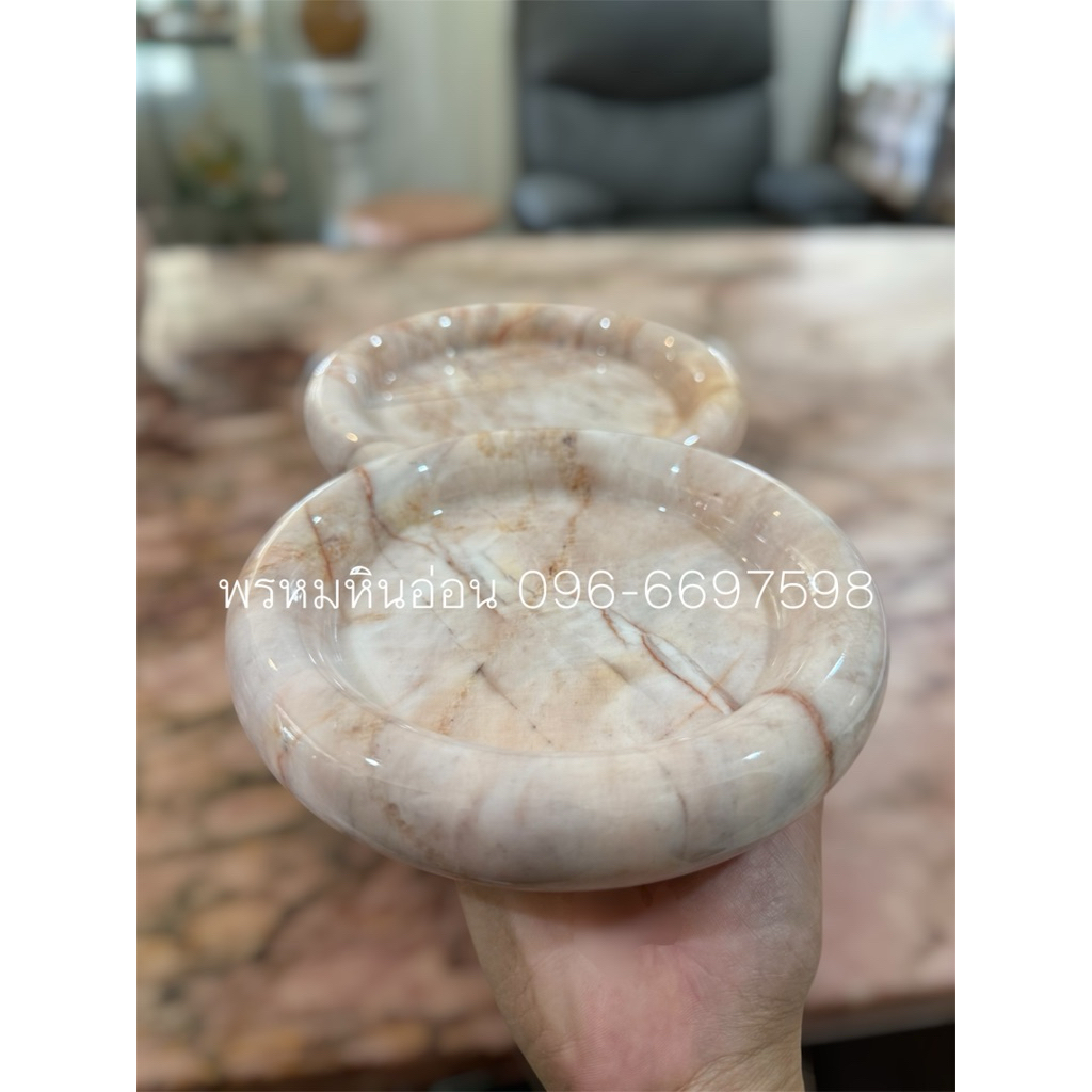 ถาดหินอ่อน ถาดตบแต่ง ถาดวางผลไม้หินอ่อน