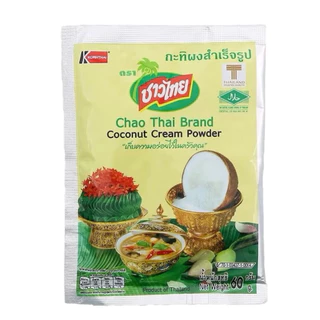 ( 1 กล่อง) ชาวไทย กะทิผงสำเร็จรูป 60g Chao Thai Coconut Cream Powder กะทิ กะทิผง