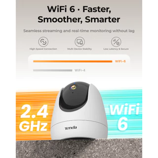 กล้องวงจรปิดอัจฉริยะ Tenda CP3 PRO AI Smart PTZ ความละเอียด 3MP, WiFi 6, ตรวจจับเสียงเด็กร้องไห้, โทรออกด้วยคลิกเดียว