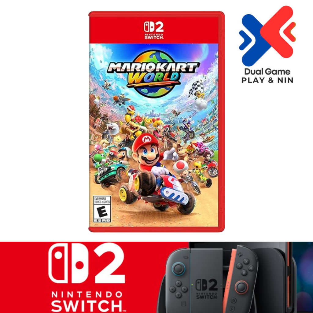 แผ่นเกมส์ Nintendo Switch มือสอง Mario Kart World / แผ่นมือสอง Nintendo Mario Kart World