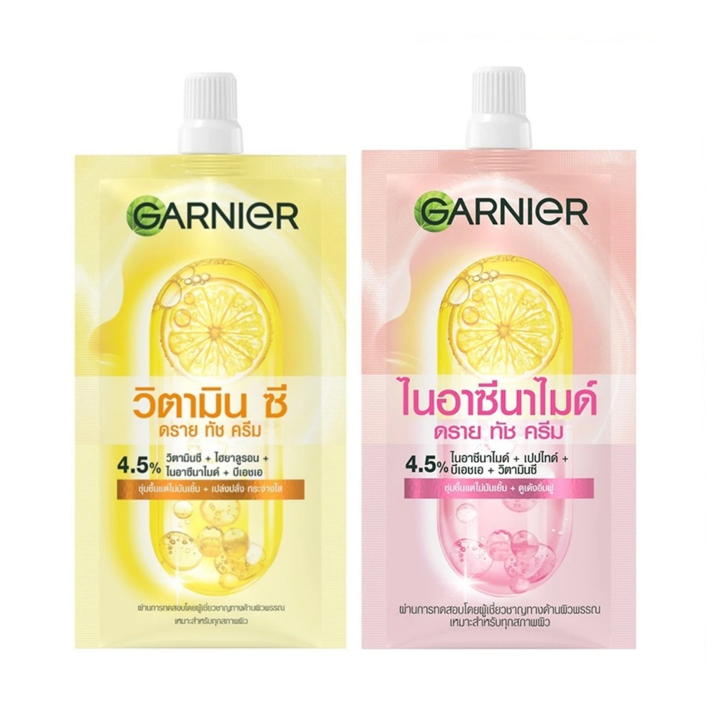 Garnier Vitamin C / Niacinamide Day Touch Cream การ์นิเย่ วิตามิน ซี/ไนอาซีนาไมด์ ดราย ทัช ครีม 7 มล