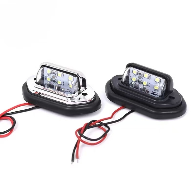 PZD ไฟส่องป้ายทะเบียนรถยนต์12V-24โวลต์ ไฟขั้นบันได เหมาะสำหรับรถจักรยานยนต์ รถยนต์เรือ รถบรรทุก