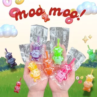 Milka Jelly ตัวดูด 30 ชิ้น กลิ่นโยเกิร์ตผลไม้ เยลลี่รูปวัวสุดคิ้วท์ รสโยเกิร์ตผลไม้ หอมละมุน