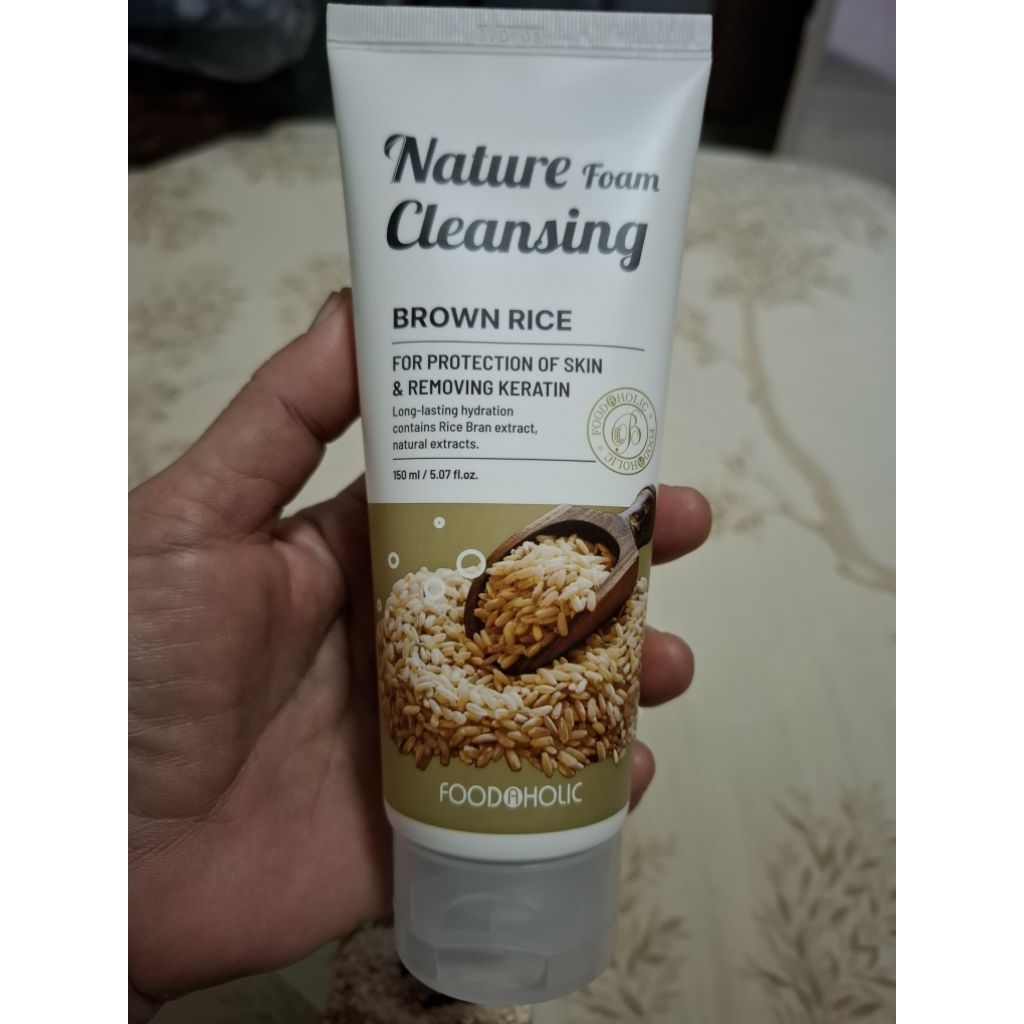 ของแท้ FoodAholic Brown Rice Cleansing Foam 150 ml
