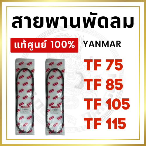 [แท้ศูนย์ 100%] สายพานพัดลม ยันม่าร์ รุ่น TF จ้าวโลก จ้าวพลัง TF75 TF85 TF105 TF115 [แท้ศูนย์ 100%]
