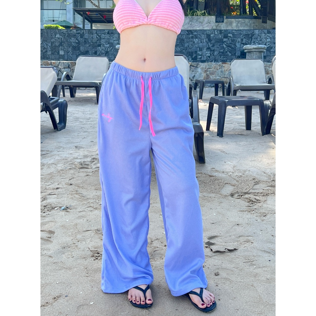 WP02- WAFFLE PANTS ผ้านุ่ม ใส่สบาย - รูปที่ 4