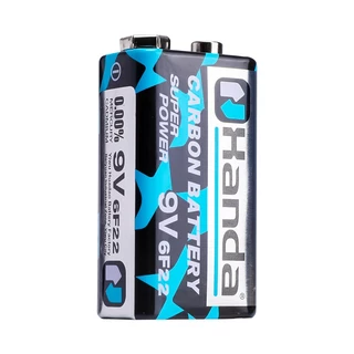 ถ่าน ขนาด 9V ปลอดสารตะกั่ว ปลอดภัย 0.00% MECURY CADMIUM HUADAO 9V (1ก้อน สีเขียว)