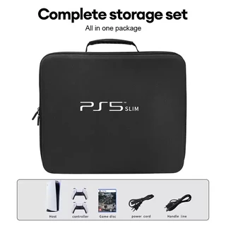 กระเป๋าสี่เหลี่ยม PS5 ใหม่EVAแบบแข็ง กันฝุ่น แบบพกพา อุปกรณ์เสริม อเนกประสงค์ กันน้ํา ความจุขนาดใ กระเป๋าPS5
