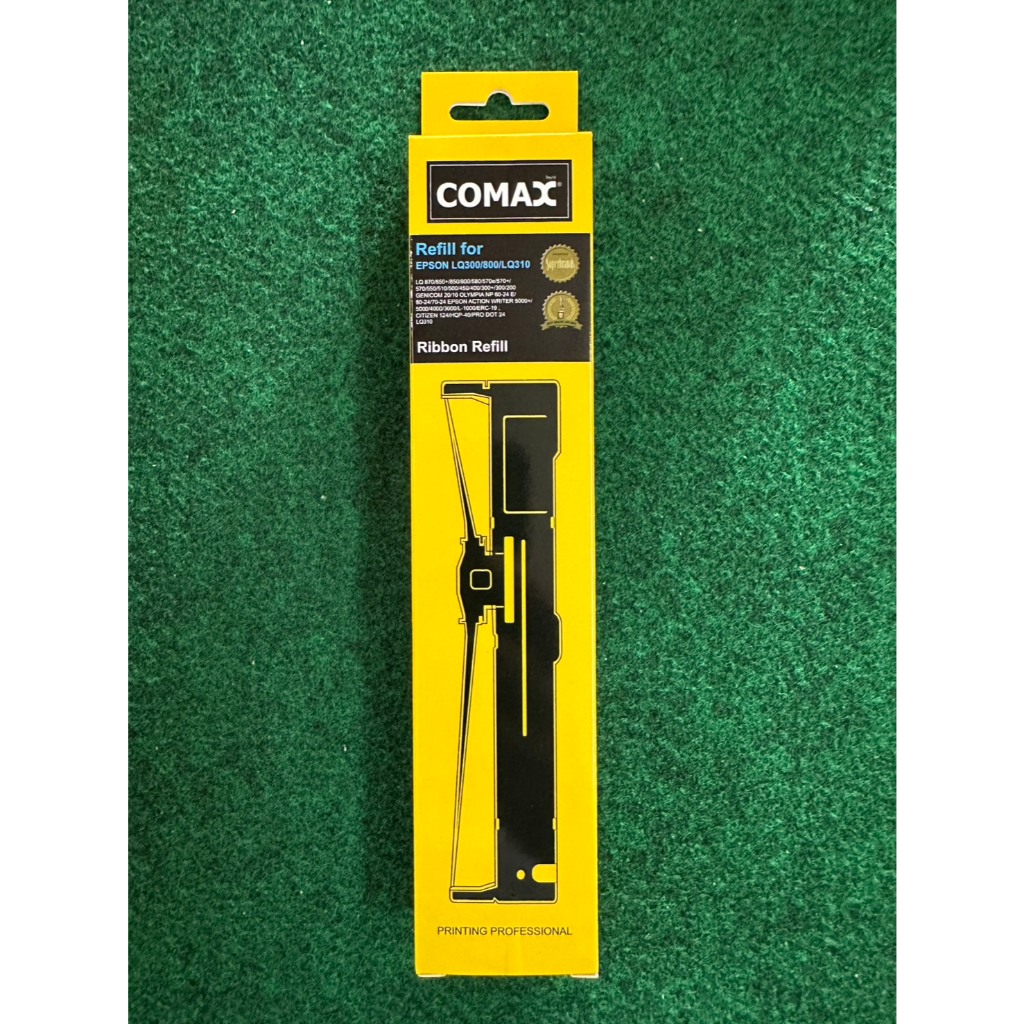 ผ้าหมึกคุณภาพเทียบเท่าของแท้ เกรด A Comax Refill ribbon Epson LQ-300/310/800 310 300 LQ LQ300 1 กล่อง
