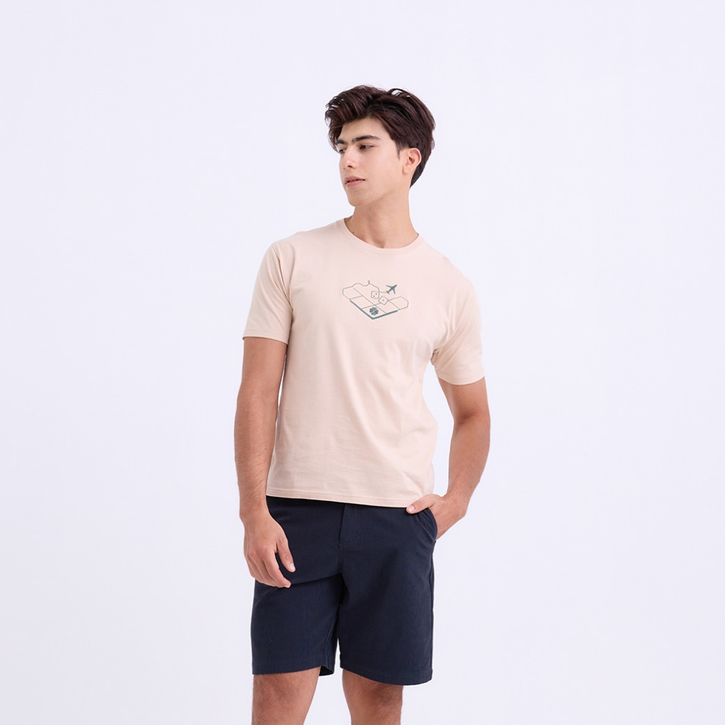Khaki Bros. - คาคิบรอส - Round neck T-shirt Relax Fit - เสื้อยืดคอกลม ทรง Relax Fit - KM25K055