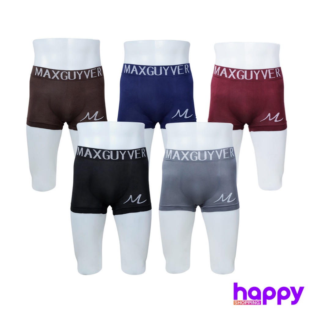 MAXGUYVER กางเกงชั้นในชายทรงทรังค์ 5ตัว (คละสี)