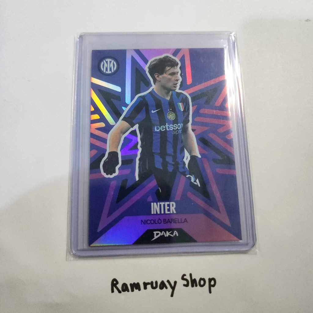 DAKA การ์ดฟุตบอล Nicolò Barella Inter Milan 76/99 ของแท้ ส่งไว