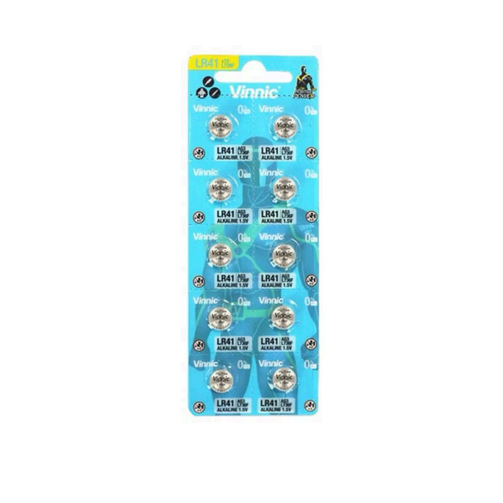 ถ่านvinnic L736F/LR41(10ก้อน)