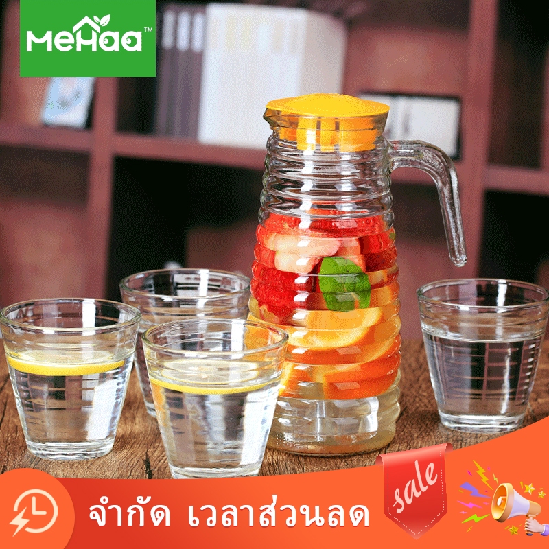 กาน้ำชาแก้ว 840ml พร้อมที่กรองสแตนเลส ถอดได้ ทนความร้อน สำหรับชงชา