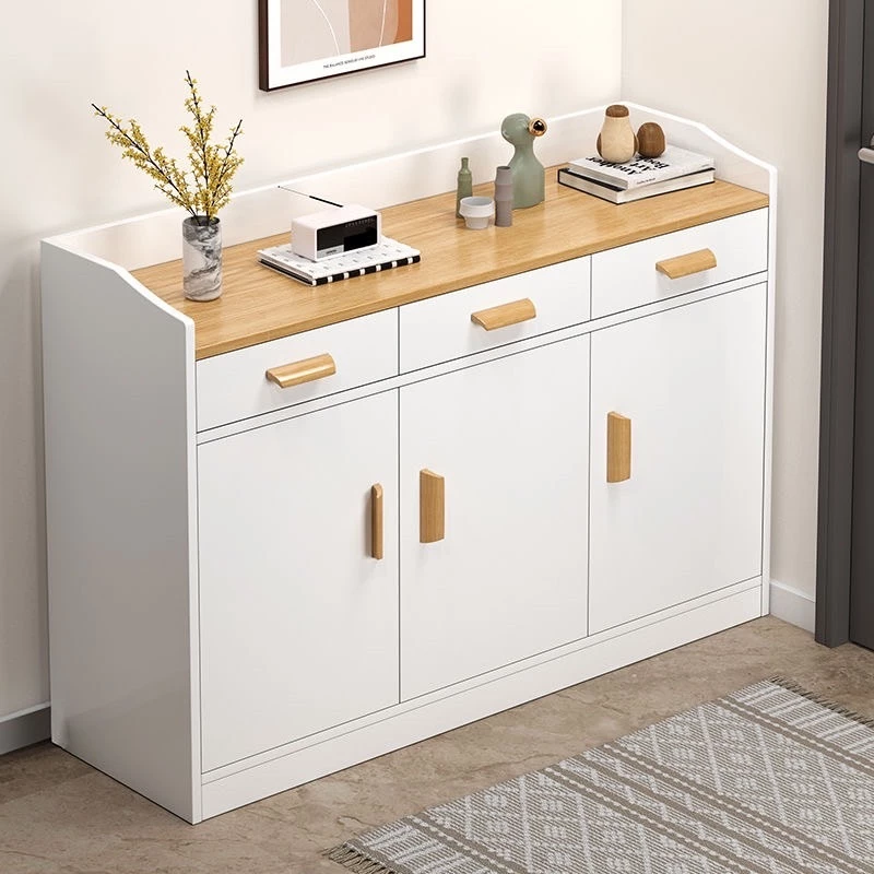 ตู้เก็บของอเนกประสงค์ เคาน์เตอร์ครัว ตู้ครัว Kitchen Cabinet วางไมโครเวฟเครื่องปรุง วัสดุไม้คุณภาพ
