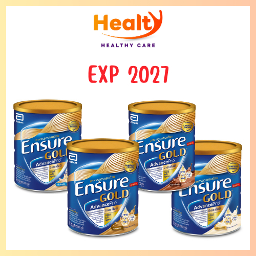 Ensure Gold AdvancePro(สูตรใหม่)กลิ่นวานิลลา ธัญพืช ช็อกโกเเลต เเละกาแฟ 800 g