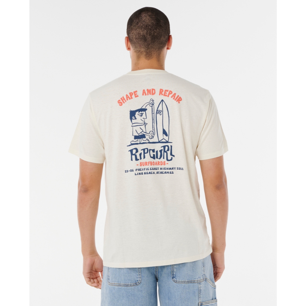 RIPCURL เสื้อยืด 0VVMTE SHAPER ADDRESS TEE 2025-S1