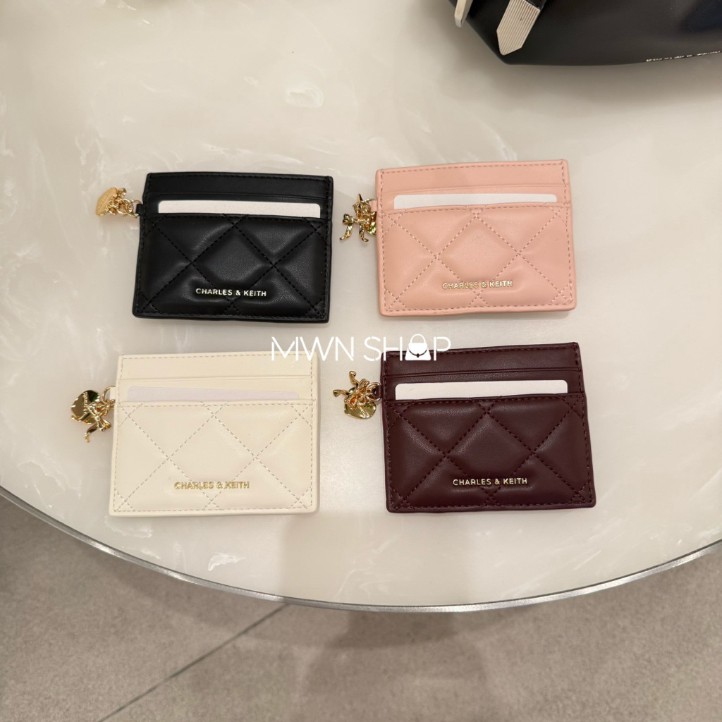Charles&keith กระเป๋าใส่บัตร มีโค้ดลด30% arrietty พร้อมกล่อง ถุงกระดาษ ของแท้จากชอป ราคา ถูกที่สุด ดีลบีเคเค แกลเลอรีภาพที่ 2