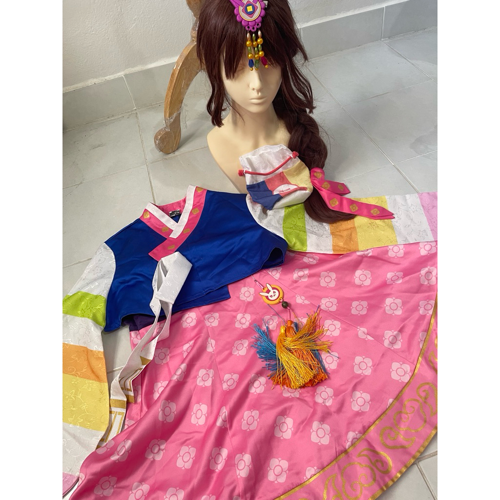 ชุดคอสเพลย์ดีว่า ฮันบก dva cosplay overwatch ow ow2