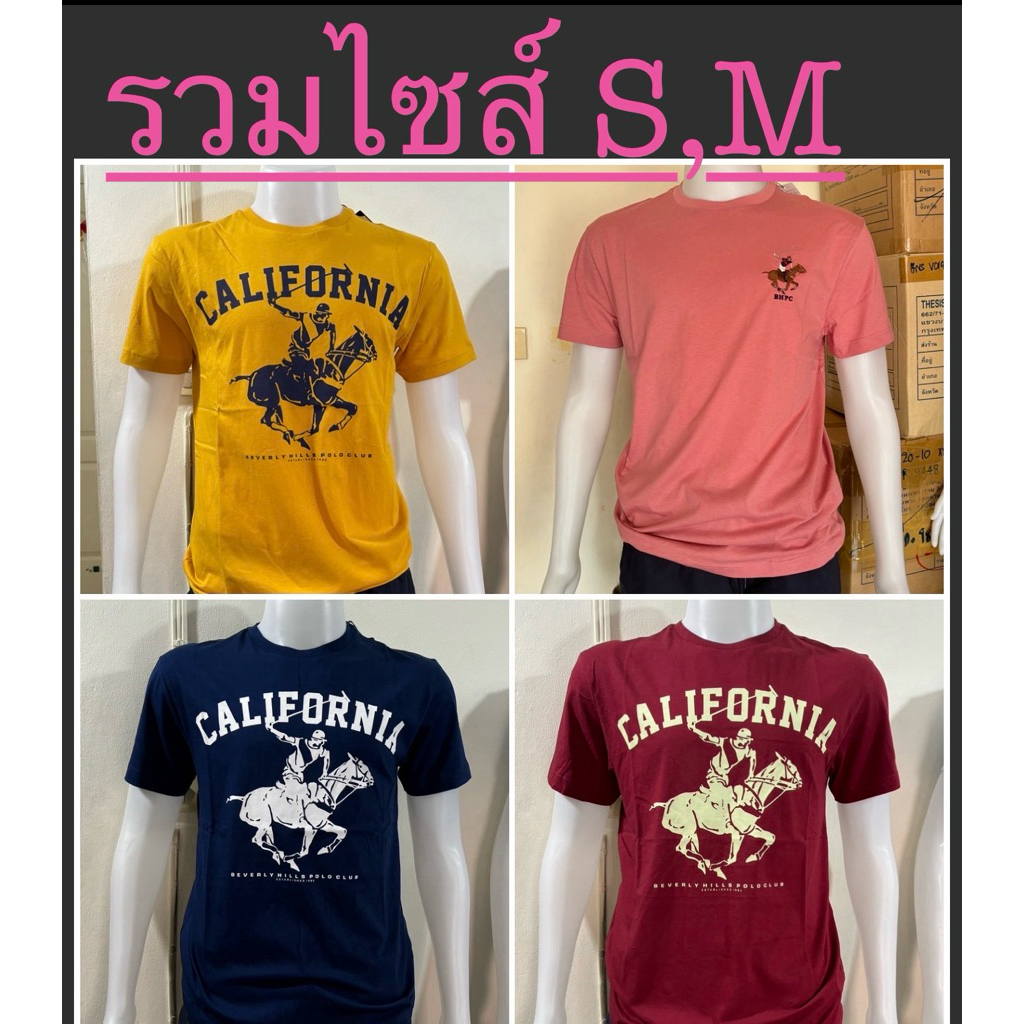 Beverly Hills Polo Club เสื้อโปโลแขนสั้น Classic Bear