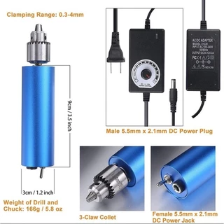 สินค้าใหม่และแท้ เครื่องเจียร์ mini สว่านจิ๋วไฟฟ้า 12V-24V 13000RPM ขัด แกะสลัก กำจัดสนิม เจาะ ตัด เครื่องเดียวก็พอ 1
