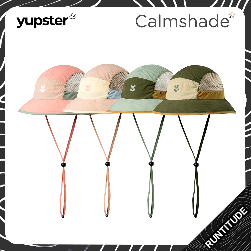 YUPSTER หมวกบัคเก็ต รุ่น Calmshade หมวกวิ่ง หมวกเทรล ระบายอากาศดี กันแดด ปรับได้ 56-60 cm.