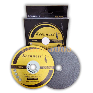 **(ยกลัง 400ใบ)** ใบตัด Keenness 4" ใบตัดเหล็ก ใบตัดสแตนเลส ใบตัดบาง ใบตัด 4 นิ้ว SB+