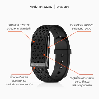 Tokyo Human Activity Tracker Band สายรัดข้อมืออัจฉริยะ