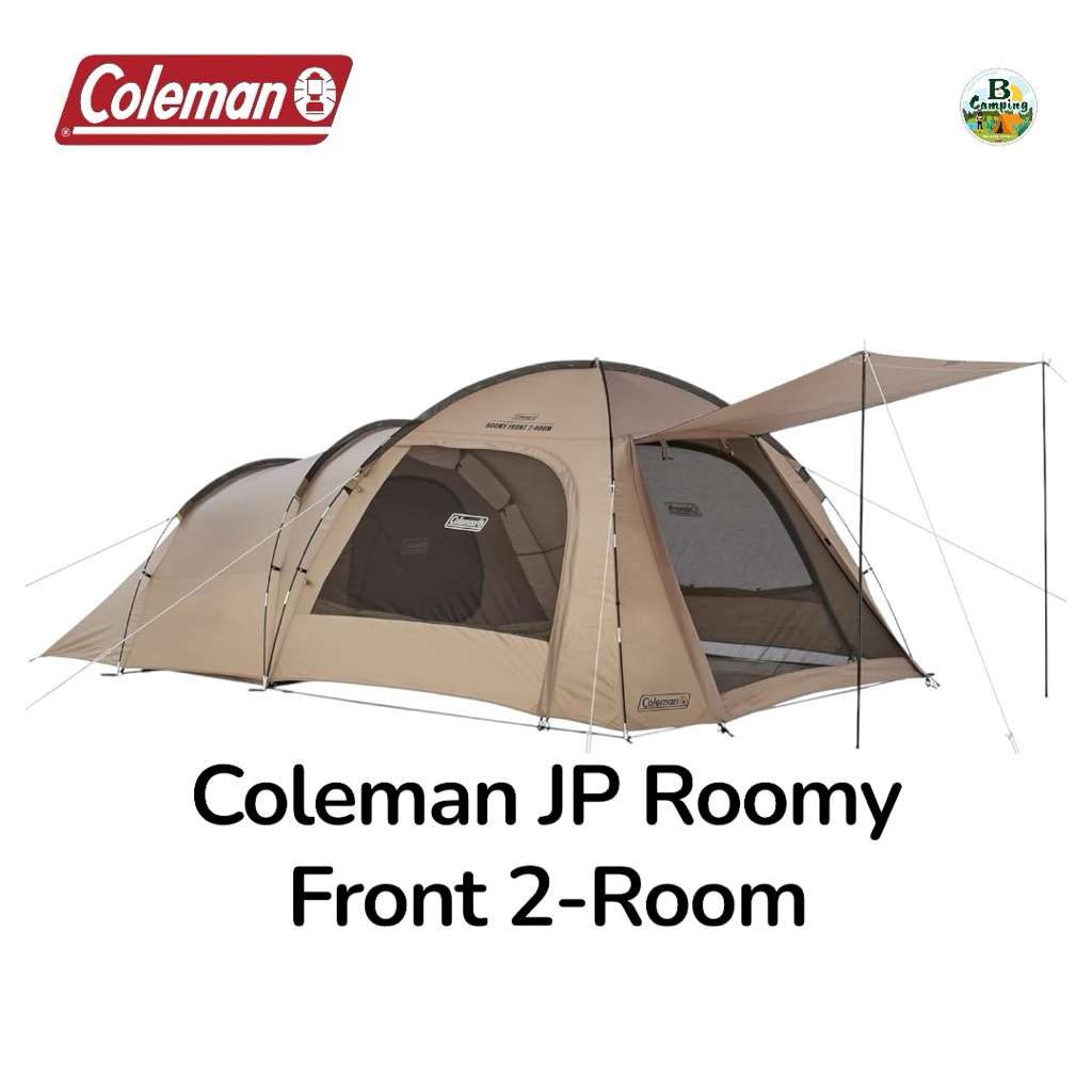 NEW‼️เต็นท์ Coleman JP Roomy Front 2-Room สำหรับ2-3คน 🚀พร้อมส่งทันที