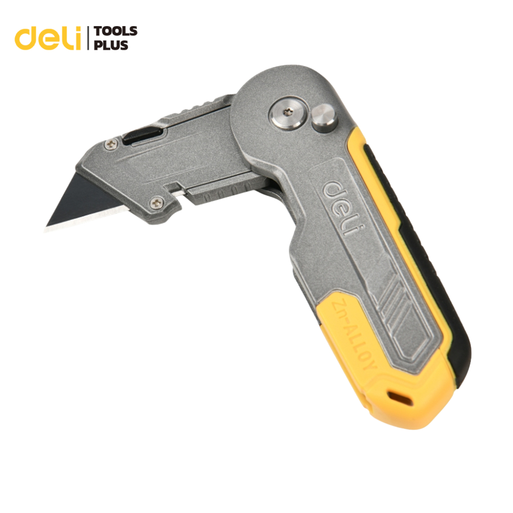 Deli มีดพับ มีดพกเดินป่า มีดพับอเนกประสงค์ เหล็กSK2 ไม่เป็นสนิม ทนทาน พกพาสะดวก Folding Knife