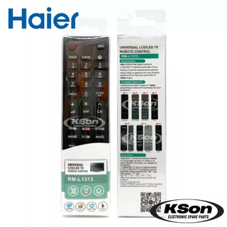 รีโมททีวี ไฮเออร์ ใช้กับทีวี ไฮเออร์ รุ่นเก่าได้ทุกรุ่น Universal Haier TV Remote Control รุ่น RM-L1313
