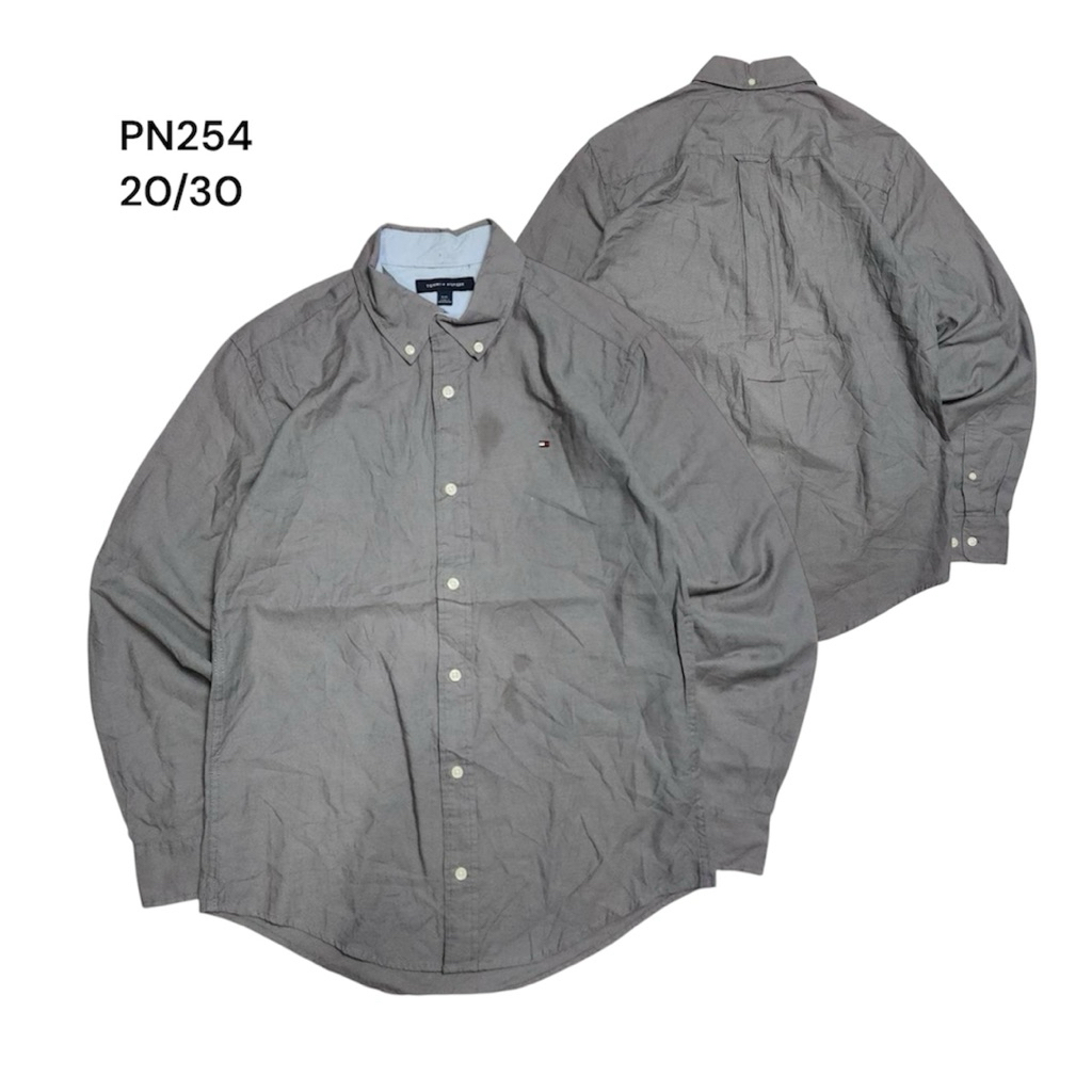 Tommy Hilfiger เสื้อเชิ้ตแขนยาวทอมมี่ฮิลฟิกเกอร์ PN254