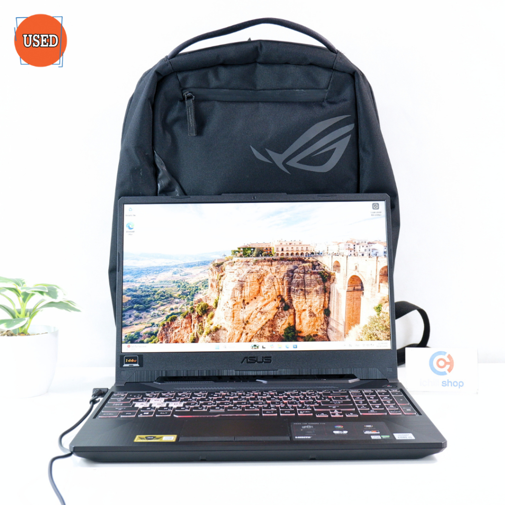 NOTEBOOK (โน๊ตบุ๊ค) ASUS / CPU I5-10300H / จอ 15.6 FHD / GPU GTX1650 4GB / RAM DDR4 8GB / SSD 512GB 