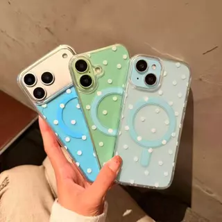 เคสชาร์จได้ รุ่น 17 17pro 17proMax ลายจุด i16 16proMax i15 15proMax 15plus 14plus i11 i13 13proMax i14 14proMax