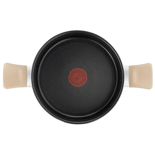 Tefal Blossom Mint หม้อ 2หู+ ฝาแก้ว รุ่น G1744424 เคลือบไทเทเนียม ขนาด 20 ซม.(3 ลิตร) ใช้ได้กับเตาทุกประเภท