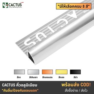 CACTUS คิ้วกระเบื้องอลูมิเนียมแบบโค้ง ขนาด 8mm./ 10mm./ 13 m…
