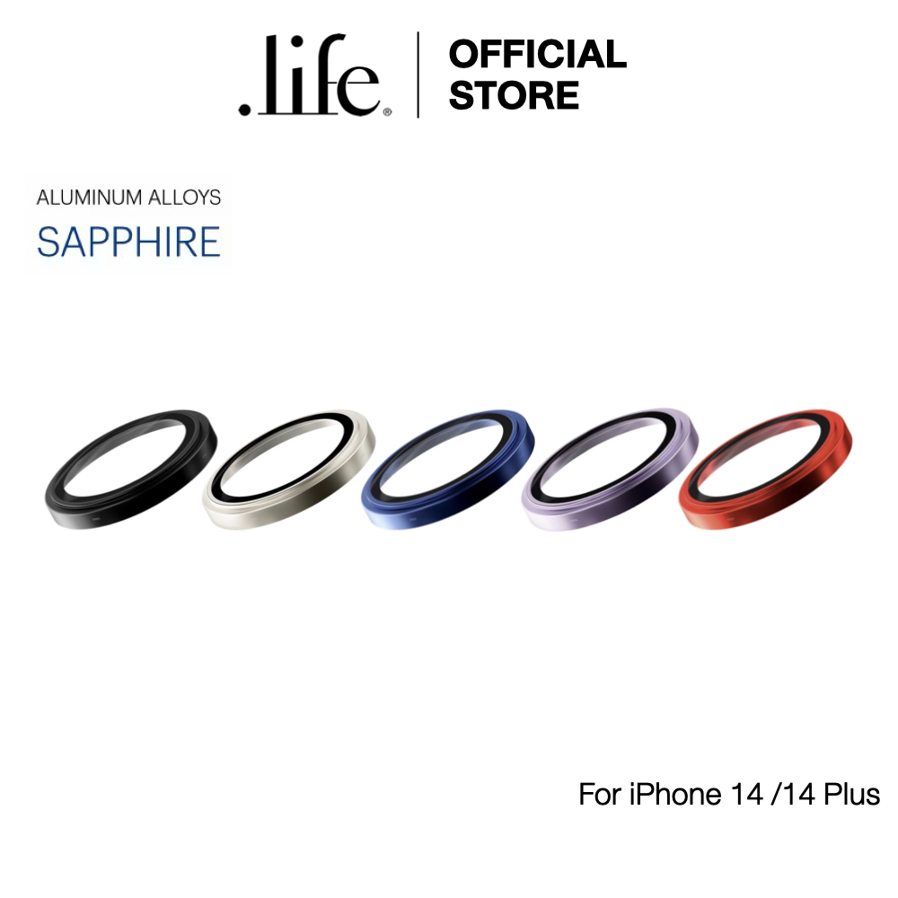 IMOS Sapphire Lens Protector Aluminium Frame สำหรับ IPhone 14/14 Plus l By Dotlife
