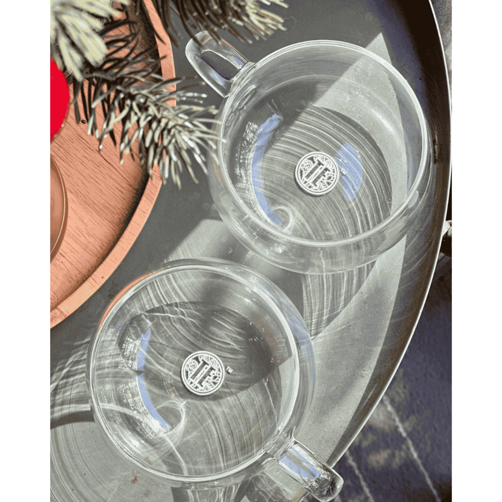 TE Brewing mug with strainer แก้วชาใสพร้อมที่กรอง