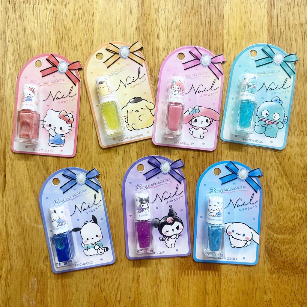 Sanrio Japan ยาทาเล็บ ลอกได้ Hagaseru Nail