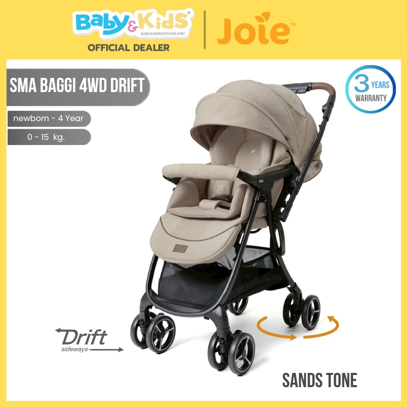 🎈 New arrival🎈Joie รถเข็นเด็กรุ่น Sma 4wd Drif รถเข็นเด็กเข็นได้ 2ทิศทาง  แรกเกิด - 20kg น้ำหนักเบา