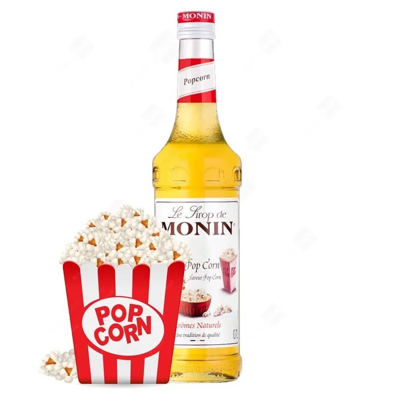🌟พร้อมส่ง🌟MONIN Popcorn Syrup 700 ml. 1 bottle โมนิน ป๊อปคอร์นไซรัป 1 ขวด