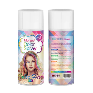 พร้อมส่ง สเปรย์สีผมขนาด 120 มล. สเปรย์สีผม ชั่วคราว สระล้างออกง่าย สีติดทน เปลี่ยนสีผมแบบใช้แล้วทิ้ง