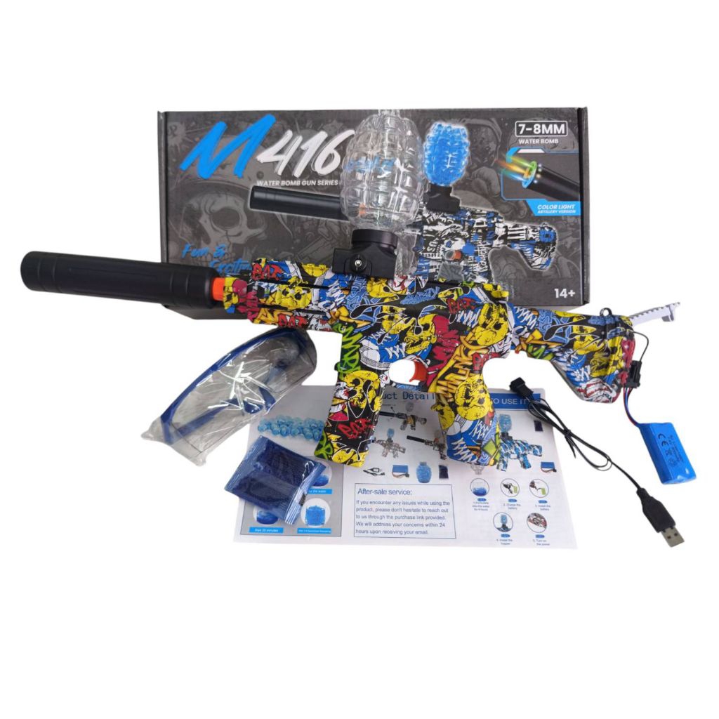 โมเดล m416 mini ตัวท็อป ของเล่นเด็กและผู้ใหญ่ของเล่นกลางแจ้ง ใช้งานด้วยลูกน้ำระบบไฟฟ้า - รูปที่ 4