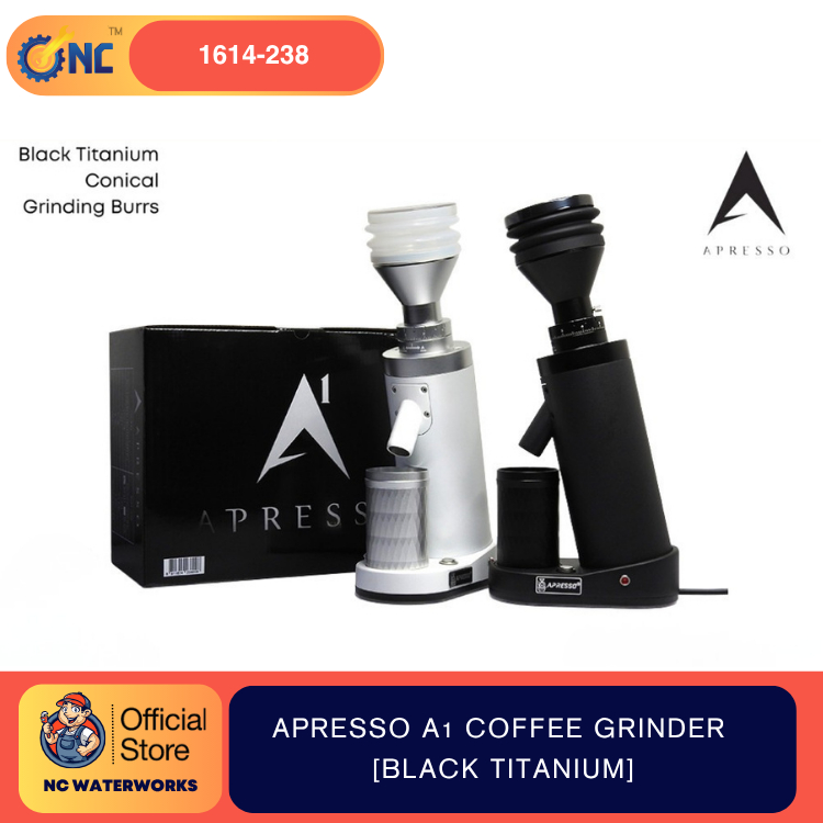 APRESSO A1 Coffee/ Grinder [Black Titanium] Gen 3 (ใหม่ล่าสุด) เครื่องบดกาแฟ [1 Year Warranty]
