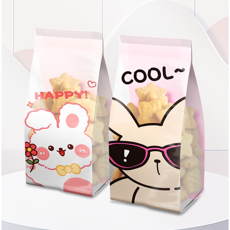 ถุงขยายข้างแบบมีลายขนาด 7x15 cm.