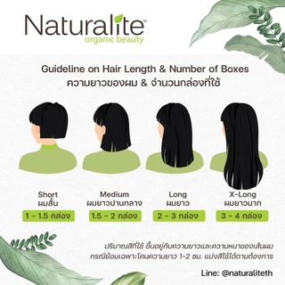 เนเชอรัลไลท์ ยาย้อมผมออร์แกนิคแท้- มีให้เลือก14เฉด **NO PARABENS, NO RESORCINOL, NO AMMONIA, NO PPD (NATURALITE ORGANIC)