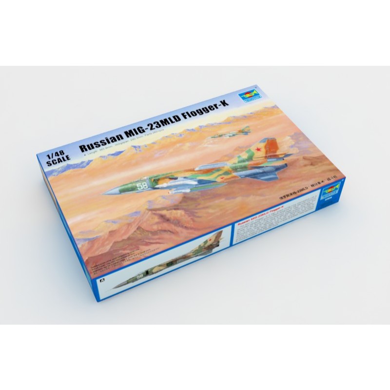 พลาสติก โมเดล ประกอบ TRUMPETER สเกล 1/48 Russian MIG-23MLD Flogger-K (02856)