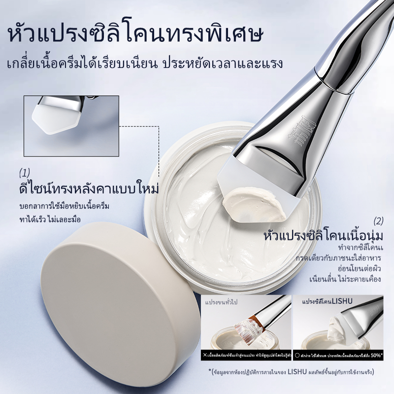Lishu ฟองน้ำล้างหน้า ฟองน้ำล้างถุงมือ ฟองน้ำพิเศษสำหรับล้างเครื่องสำอาง นุ่ม สะอาด และหนาขึ้น ราคา ถูกที่สุด ดีลบีเคเค แกลเลอรีภาพที่ 4
