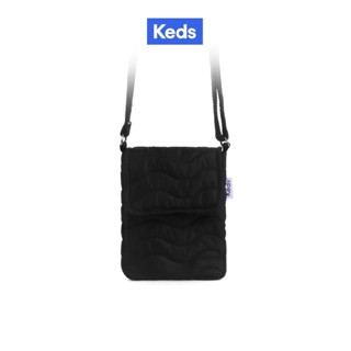 KEDS กระเป๋า รุ่น THE KEDS QUILT PHONE BAG สีดำ ( KF25ACB140…