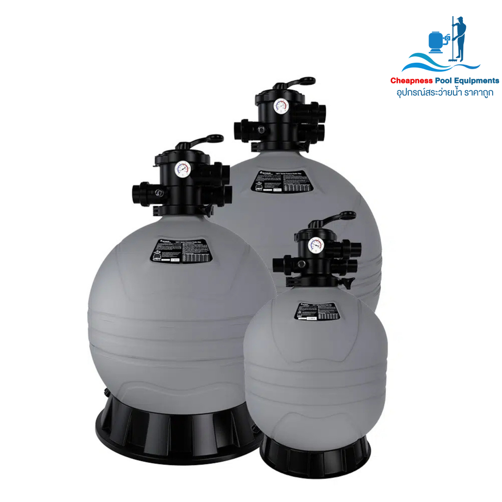 ถังกรองสระว่ายน้ำ EMAUX MFV Series (Top Mount) ถังกรองทราย